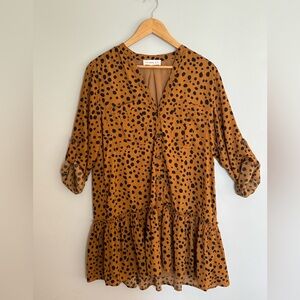 From Palmer Brown Polka Dot Long Sleeve Dress